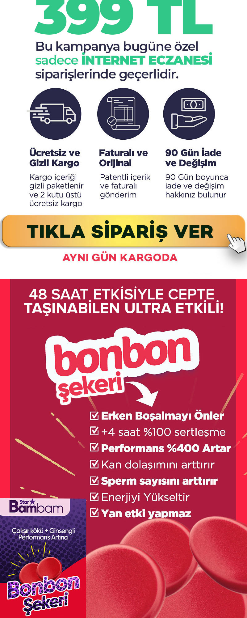 Bonbon Şeker Ginseng - TR